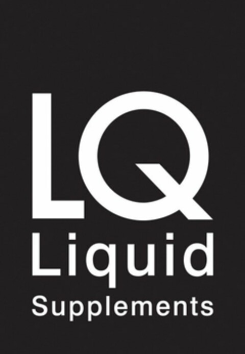 LQ LIQUID SUPPLEMENTS Logo (USPTO, 27.06.2018)