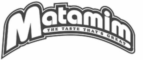 MATAMIM THE TASTE THAT'S GREAT Logo (USPTO, 06/08/2019)