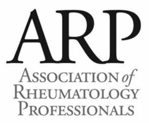 ARP ASSOCIATION OF RHEUMATOLOGY PROFESSIONALS Logo (USPTO, 21.06.2019)