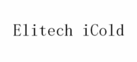 ELITECH ICOLD Logo (USPTO, 19.08.2019)