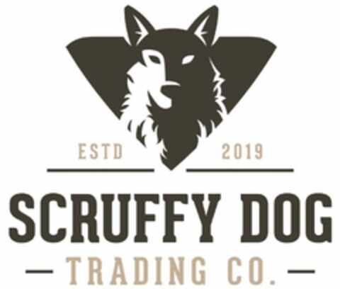 ESTD 2019 SCRUFFY DOG TRADING CO. Logo (USPTO, 23.08.2019)