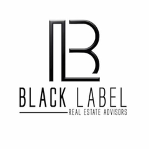 LB BLACK LABEL REAL ESTATE ADVISORS Logo (USPTO, 10/09/2019)