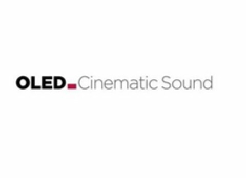 OLED CINEMATIC SOUND Logo (USPTO, 02/26/2020)