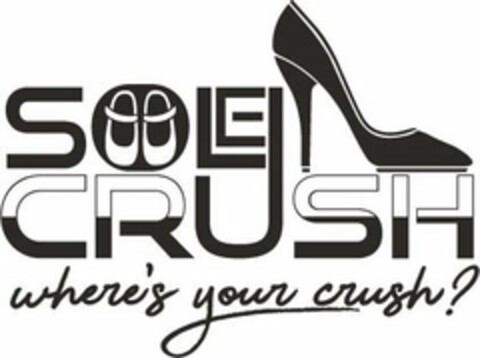 SOLE CRUSH WHERE'S YOUR CRUSH? Logo (USPTO, 09/14/2020)