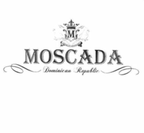 M MOSCADA DOMINICAN REPUBLIC Logo (USPTO, 08/03/2009)