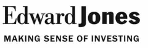 EDWARDJONES MAKING SENSE OF INVESTING Logo (USPTO, 23.09.2009)