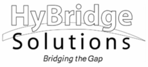 HYBRIDGE SOLUTIONS BRIDGING THE GAP Logo (USPTO, 06.10.2009)