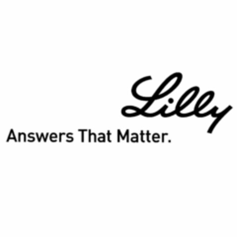 LILLY ANSWERS THAT MATTER. Logo (USPTO, 19.11.2009)