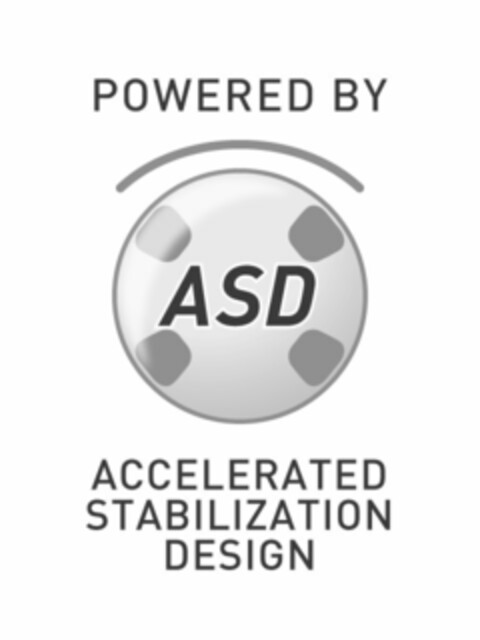 ASD POWERED BY ACCELERATED STABILIZATION DESIGN Logo (USPTO, 10.05.2010)