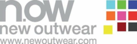 N.OW NEW OUTWEAR WWW.NEWOUTWEAR.COM Logo (USPTO, 06.07.2010)
