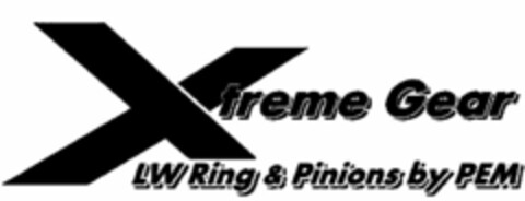 XTREME GEAR LW RING & PINIONS BY PEM Logo (USPTO, 07/06/2010)