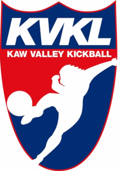 KVKL KAW VALLEY KICKBALL Logo (USPTO, 22.09.2010)