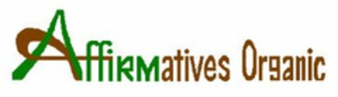 AFFIRMATIVES ORGANIC Logo (USPTO, 26.01.2011)