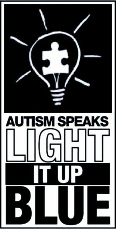 AUTISM SPEAKS LIGHT IT UP BLUE Logo (USPTO, 06/16/2011)