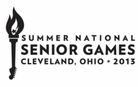 SUMMER NATIONAL SENIOR GAMES CLEVELAND, OHIO * 2013 Logo (USPTO, 29.09.2011)