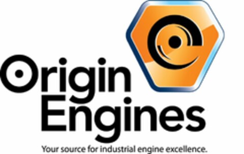 ORIGIN ENGINES YOUR SOURCE FOR INDUSTRIAL ENGINE EXCELLENCE. Logo (USPTO, 07.10.2011)