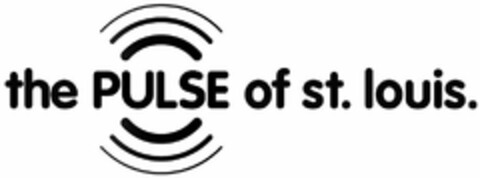 THE PULSE OF ST. LOUIS. Logo (USPTO, 18.01.2012)