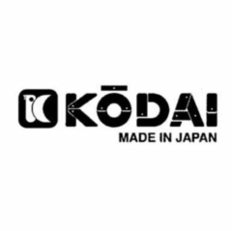 K KODAI MADE IN JAPAN Logo (USPTO, 25.01.2013)