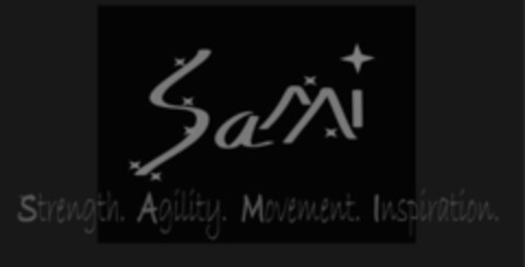 SAMI STRENGTH. AGILITY. MOVEMENT. INSPIRATION. Logo (USPTO, 16.07.2013)