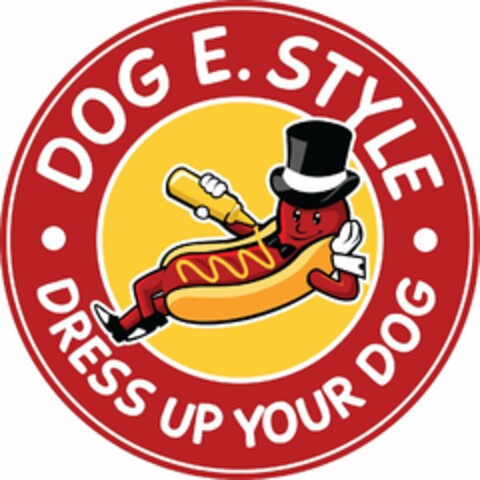 · DOG E. STYLE · DRESS UP YOUR DOG Logo (USPTO, 08/02/2013)