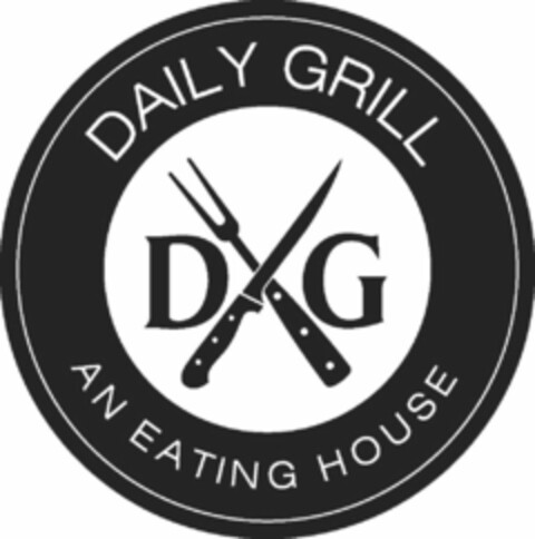 DAILY GRILL D G RESTAURANT & BAR Logo (USPTO, 27.08.2013)