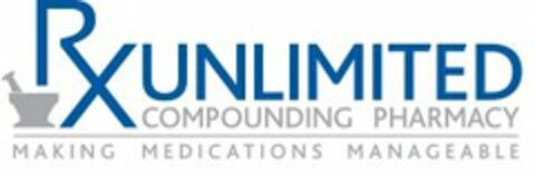 RX UNLIMITED COMPOUNDING PHARMACY MAKING MEDICATIONS MANAGEABLE Logo (USPTO, 22.05.2014)