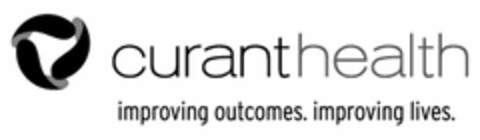 CURANTHEALTH IMPROVING OUTCOMES. IMPROVING LIVES. Logo (USPTO, 05/31/2014)