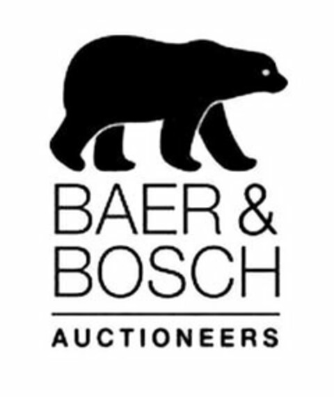 BAER & BOSCH AUCTIONEERS Logo (USPTO, 08/28/2014)