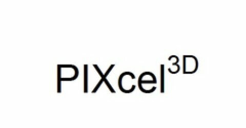 PIXCEL3D Logo (USPTO, 10/02/2015)