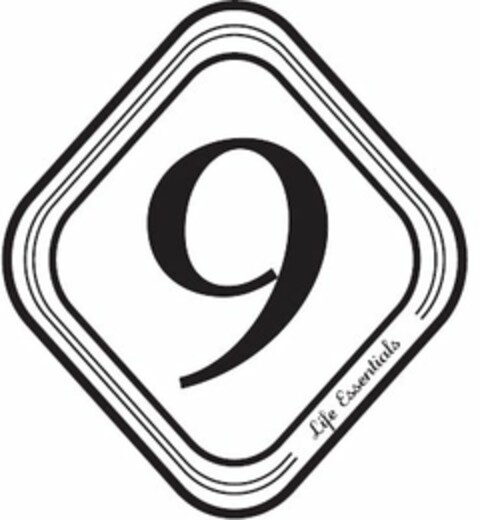 9 LIFE ESSENTIALS Logo (USPTO, 29.10.2015)
