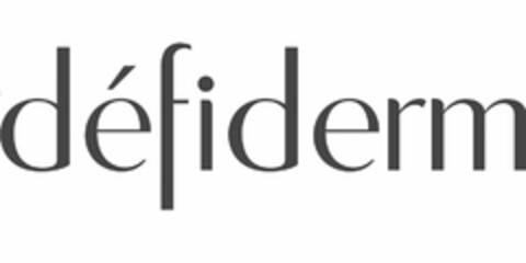 DÉFIDERM Logo (USPTO, 18.07.2016)