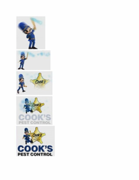 COOK'S PEST CONTROL Logo (USPTO, 10/19/2016)