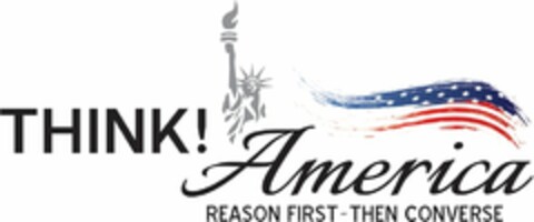 THINK! AMERICA REASON FIRST - THEN CONVERSE Logo (USPTO, 26.01.2017)