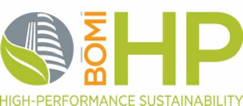 BOMI HP HIGH-PERFORMANCE SUSTAINABILITY Logo (USPTO, 04/13/2017)