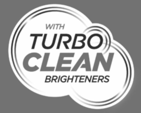 WITH TURBO CLEAN BRIGHTENERS Logo (USPTO, 08.05.2017)