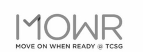 MOWR MOVE ON WHEN READY @ TCSG Logo (USPTO, 27.07.2017)