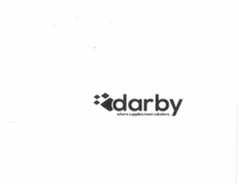 DARBY WHERE SUPPLIES MEET SOLUTIONS Logo (USPTO, 10.08.2018)