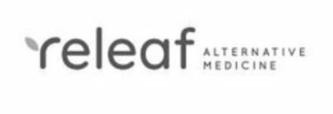 RELEAF ALTERNATIVE MEDICINE Logo (USPTO, 12.11.2018)