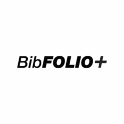 BIBFOLIO+ Logo (USPTO, 08/27/2019)