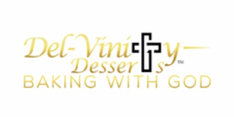 DEL-VINITY DESSERTS BAKING WITH GOD Logo (USPTO, 15.04.2020)