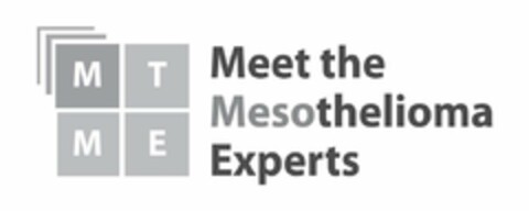 MTME MEET THE MESOTHELIOMA EXPERTS Logo (USPTO, 07/01/2020)