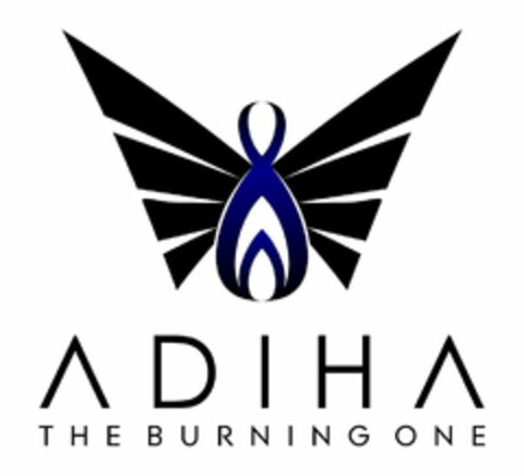 ADIHA THE BURNING ONE Logo (USPTO, 08/04/2020)