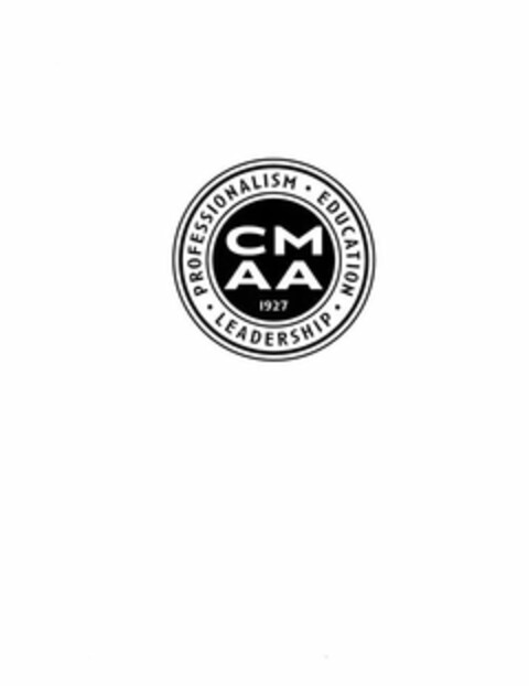 CMAA 1927 PROFESSIONALISM EDUCATION LEADERSHIP Logo (USPTO, 18.02.2009)