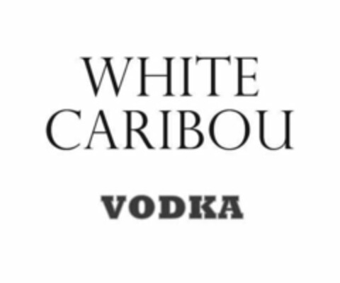 WHITE CARIBOU VODKA Logo (USPTO, 13.05.2009)
