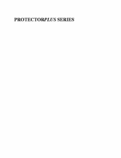 PROTECTORPLUS SERIES Logo (USPTO, 15.09.2009)