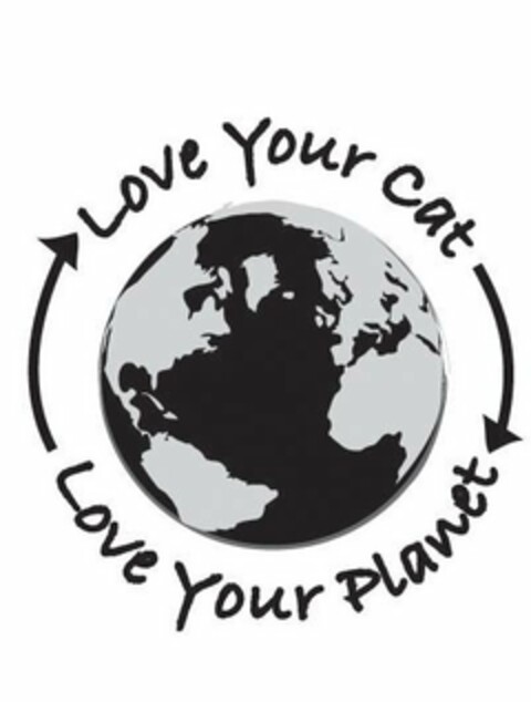 LOVE YOUR CAT LOVE YOUR PLANET Logo (USPTO, 04/28/2010)