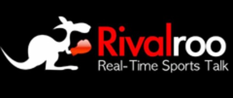RIVALROO REAL-TIME SPORTS TALK Logo (USPTO, 08.08.2010)