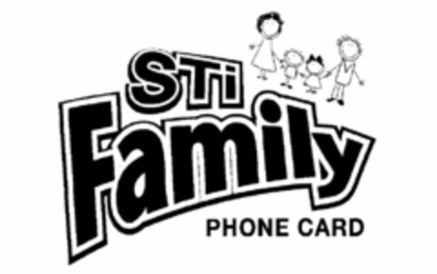 STI FAMILY PHONE CARD Logo (USPTO, 08/18/2010)