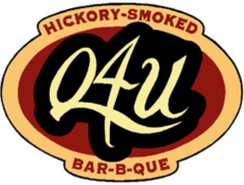 Q4U HICKORY-SMOKED BAR-B-QUE Logo (USPTO, 25.08.2010)