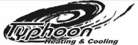 TYPHOON HEATING & COOLING Logo (USPTO, 20.09.2010)